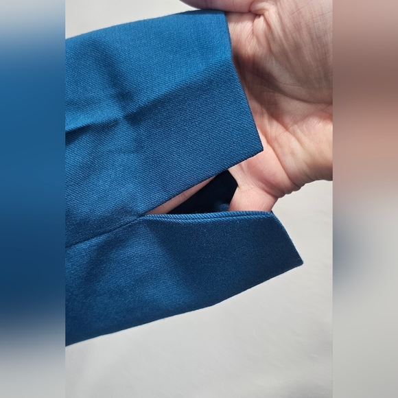 Pendleton Virgin Wool Business Skirt Blazer Set Women's Size 16 Blue - Picture 7 of 16